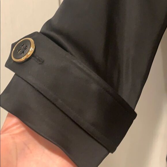 satin with gold button jacket - Picture 6 of 8